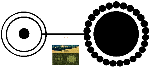 Croqui do agroglifo de 2012 em Ipuaçu (SC), arquivo Toni Inajar